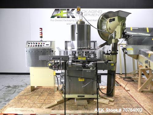 Used Consolidated Capem Model TG-6-15 Rotary Chuck Capper