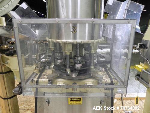 Used Consolidated Capem Model TG-6-15 Rotary Chuck Capper