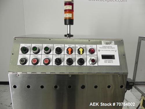 Used Consolidated Capem Model TG-6-15 Rotary Chuck Capper