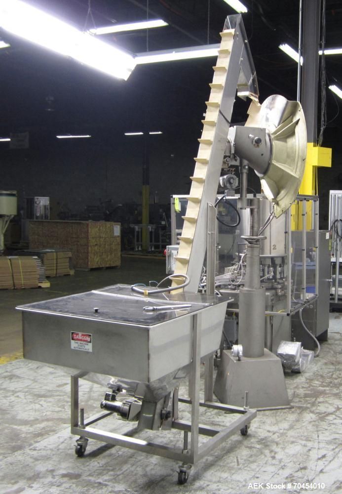 Used Consolidated High Speed Rotary Chuck Capper, Model TG-12-15