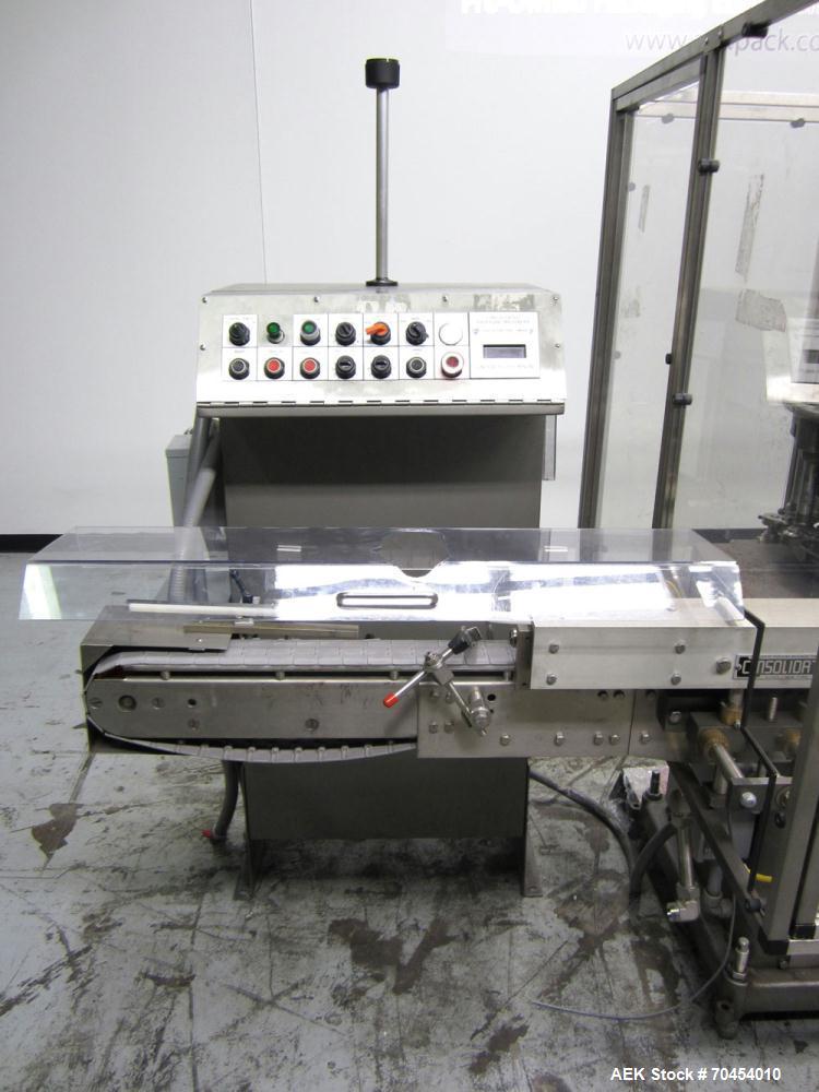Used Consolidated High Speed Rotary Chuck Capper, Model TG-12-15