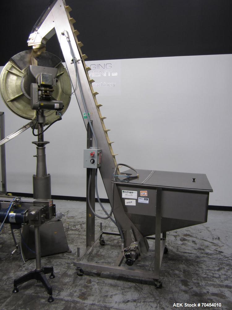 Used Consolidated High Speed Rotary Chuck Capper, Model TG-12-15