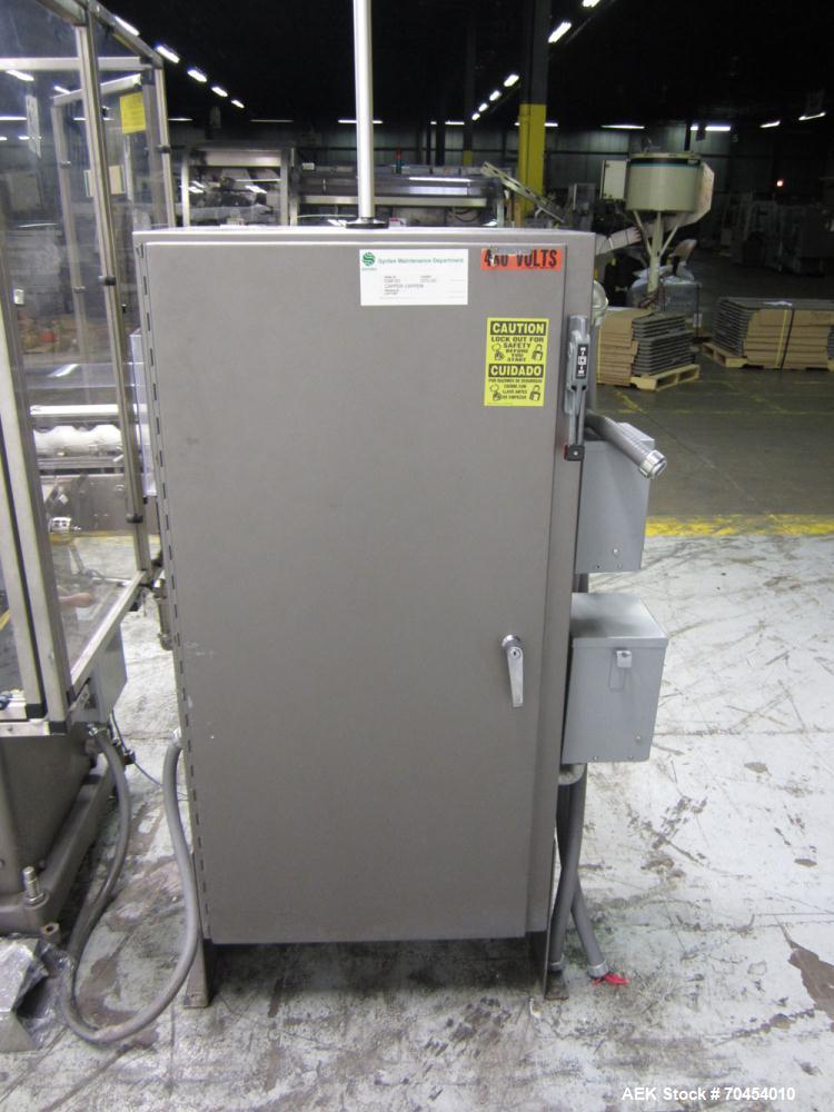 Used Consolidated High Speed Rotary Chuck Capper, Model TG-12-15