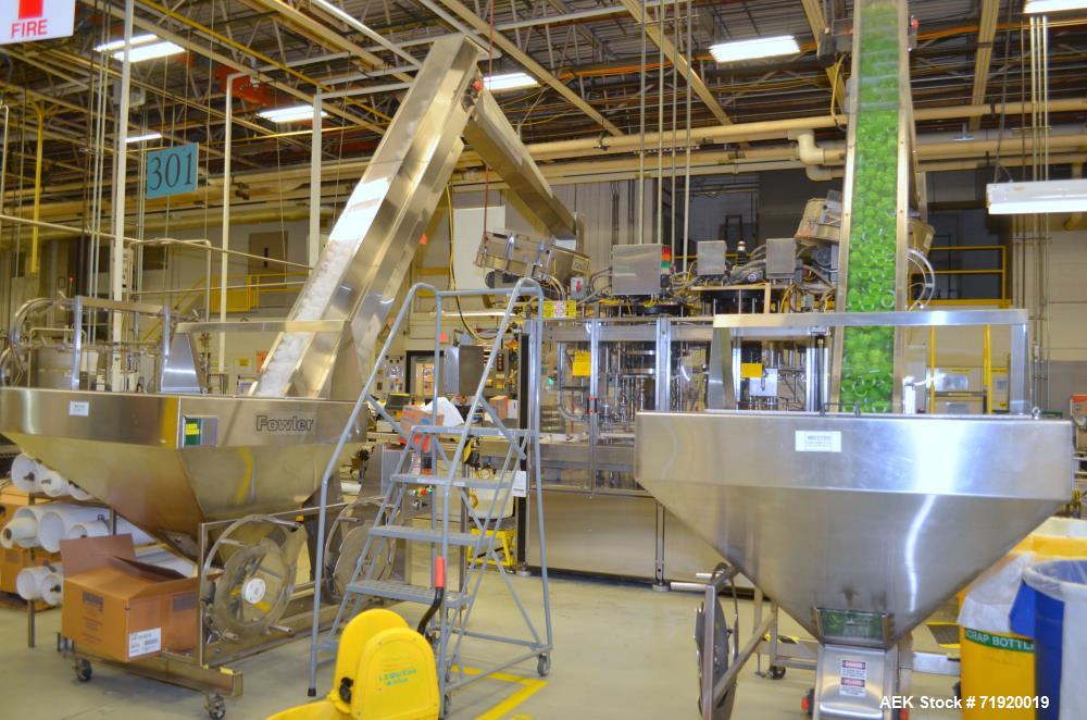 Used Fowler / Zalkin 6-Head Rotary Capping and Sorting System