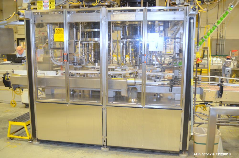 Used Fowler / Zalkin 6-Head Rotary Capping and Sorting System