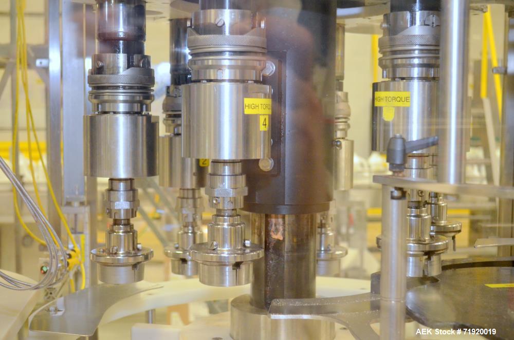 Used Fowler / Zalkin 6-Head Rotary Capping and Sorting System