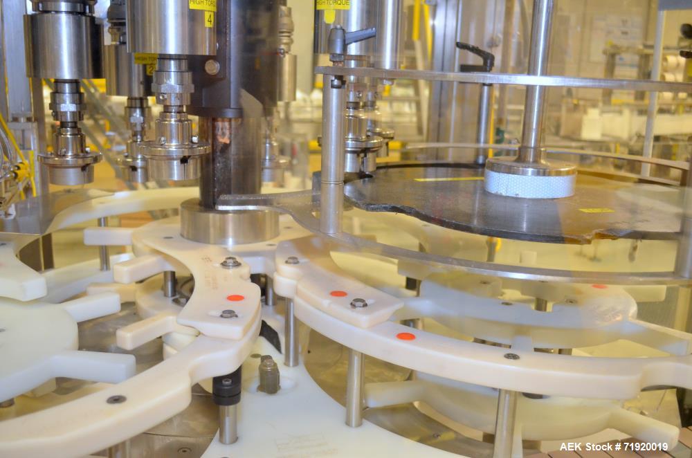 Used Fowler / Zalkin 6-Head Rotary Capping and Sorting System