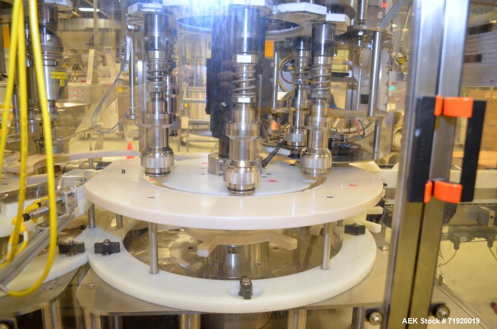 Used Fowler / Zalkin 6-Head Rotary Capping and Sorting System