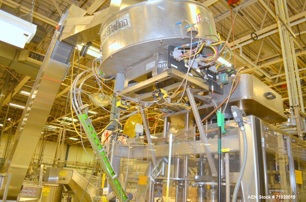 Used Fowler / Zalkin 6-Head Rotary Capping and Sorting System