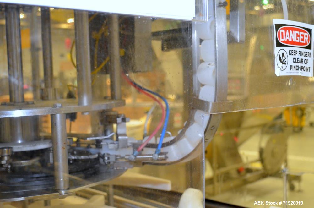 Used Fowler / Zalkin 6-Head Rotary Capping and Sorting System