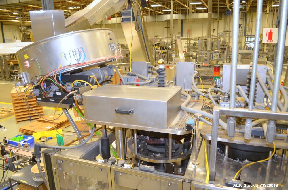 Used Fowler / Zalkin 6-Head Rotary Capping and Sorting System