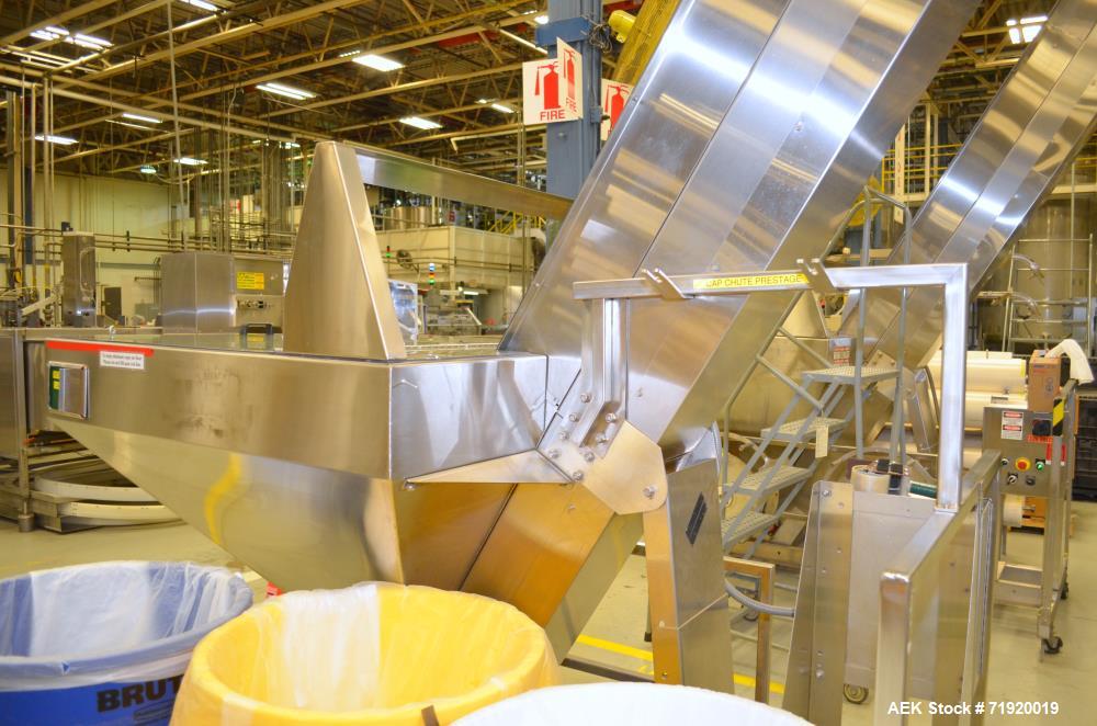Used Fowler / Zalkin 6-Head Rotary Capping and Sorting System