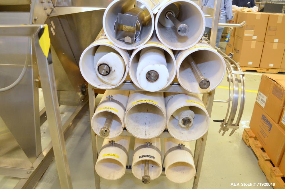 Used Fowler / Zalkin 6-Head Rotary Capping and Sorting System
