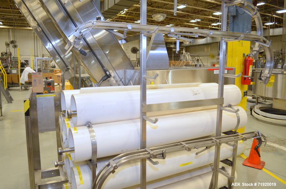 Used Fowler / Zalkin 6-Head Rotary Capping and Sorting System