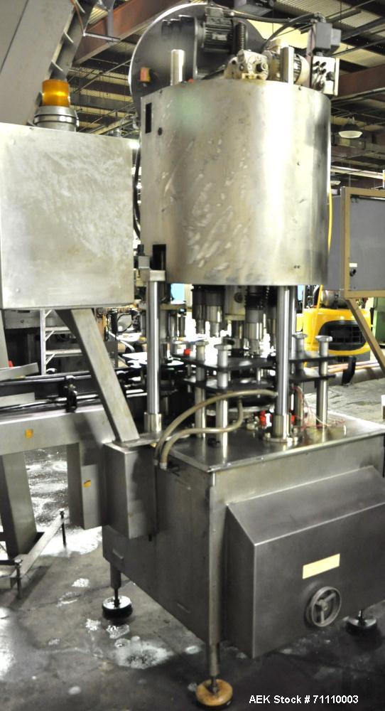 Used Fowler Zalkin Auto Capping Machine, Model CA6 320 GR.