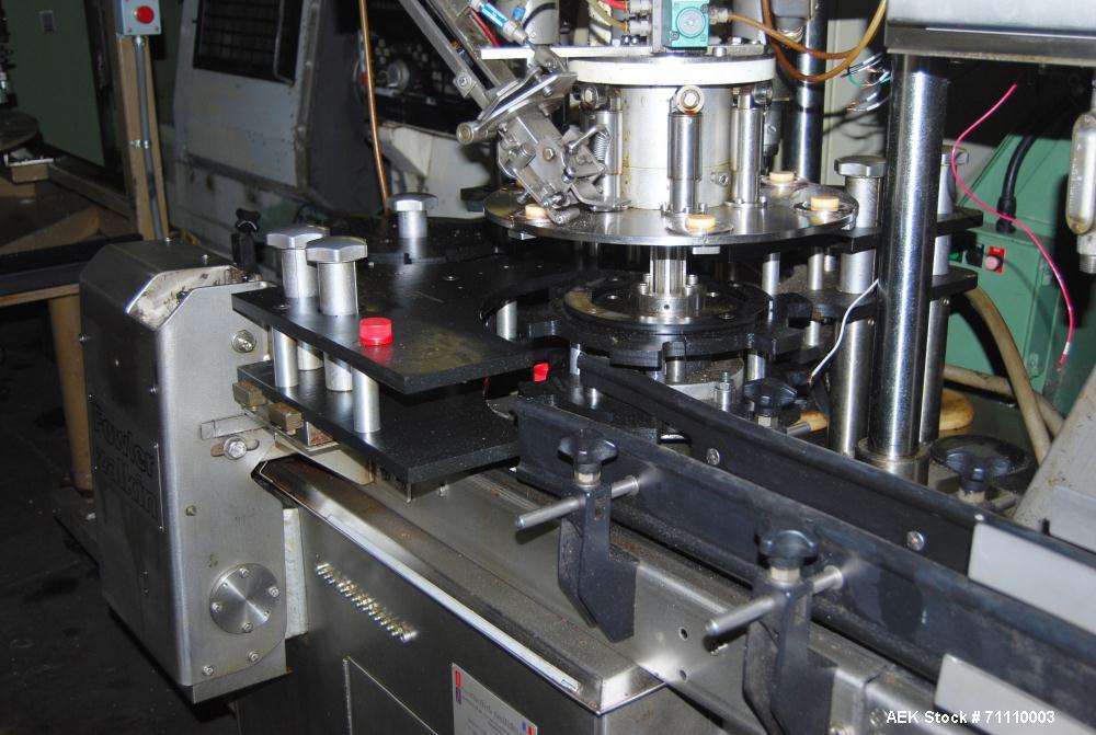 Used Fowler Zalkin Auto Capping Machine, Model CA6 320 GR.