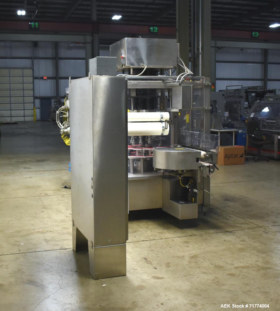 Used Fowler Zalkin Model CA8 320 NG 8-Head Rotary Capper with Sorter