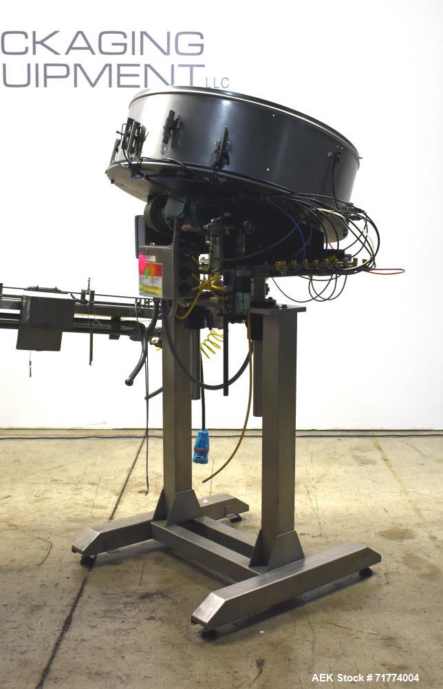 Used Fowler Zalkin Model CA8 320 NG 8-Head Rotary Capper with Sorter