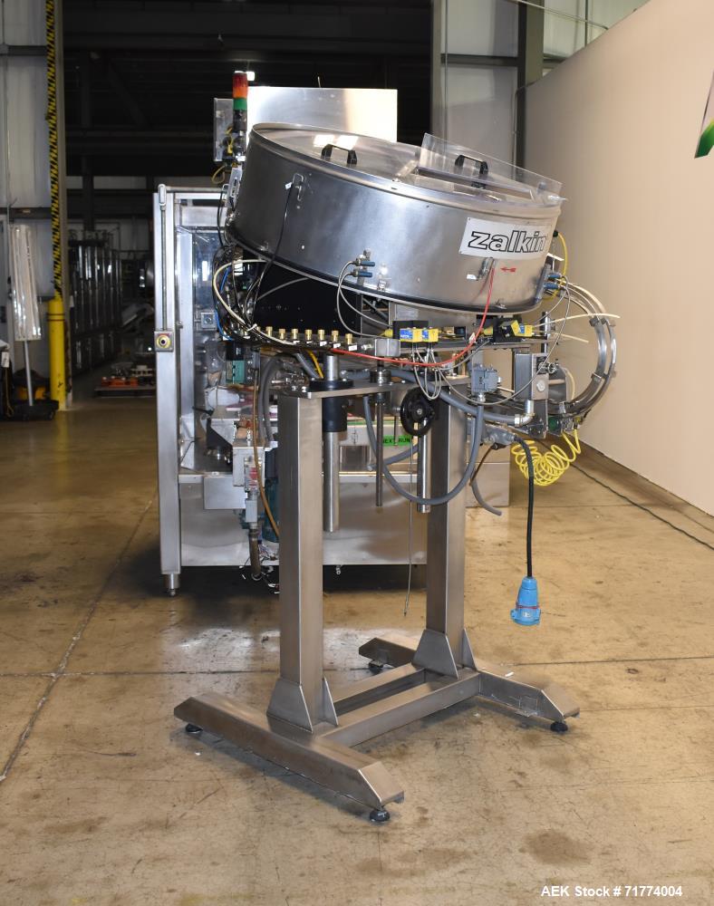Used Fowler Zalkin Model CA8 320 NG 8-Head Rotary Capper with Sorter