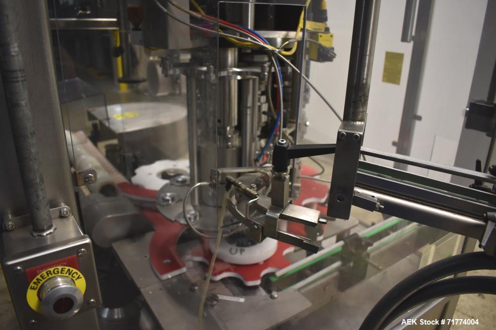 Used Fowler Zalkin Model CA8 320 NG 8-Head Rotary Capper with Sorter