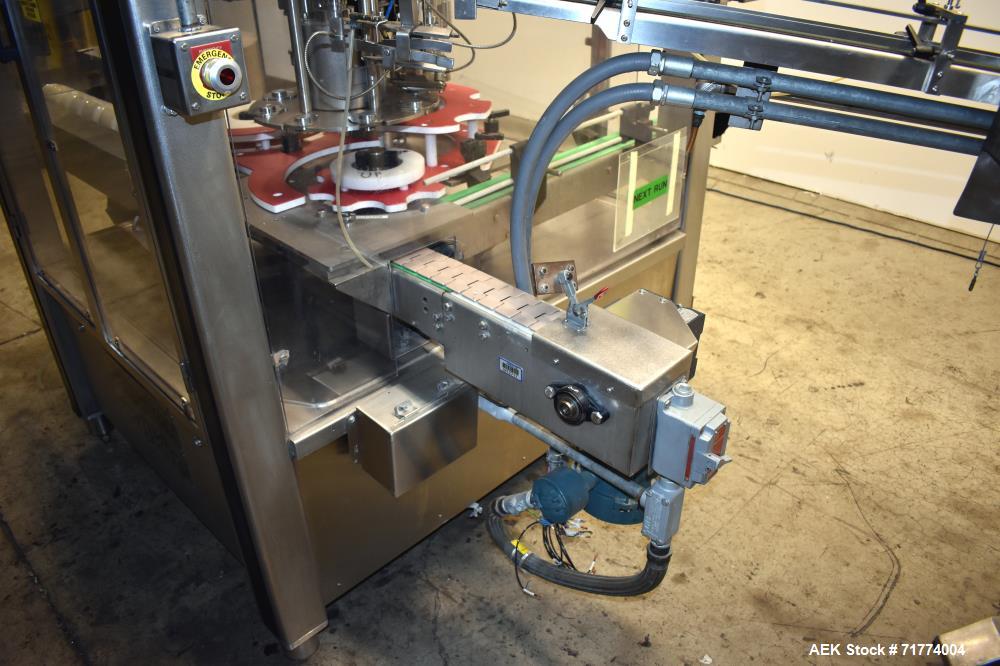 Used Fowler Zalkin Model CA8 320 NG 8-Head Rotary Capper with Sorter