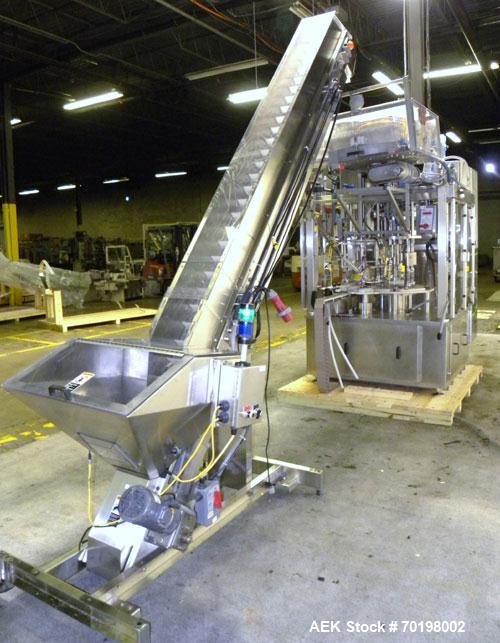 Used Fowler Zalkin Automatic Rotary Chuck Capper, Model CAE-F-6/360