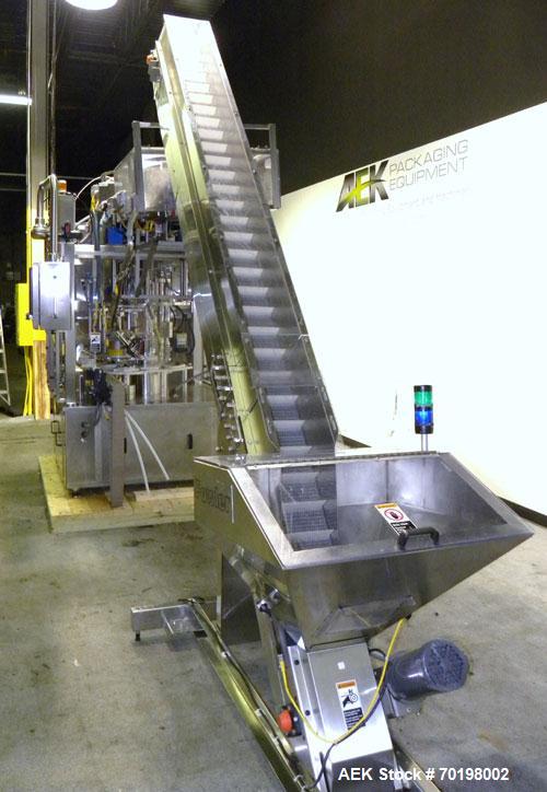 Used Fowler Zalkin Automatic Rotary Chuck Capper, Model CAE-F-6/360