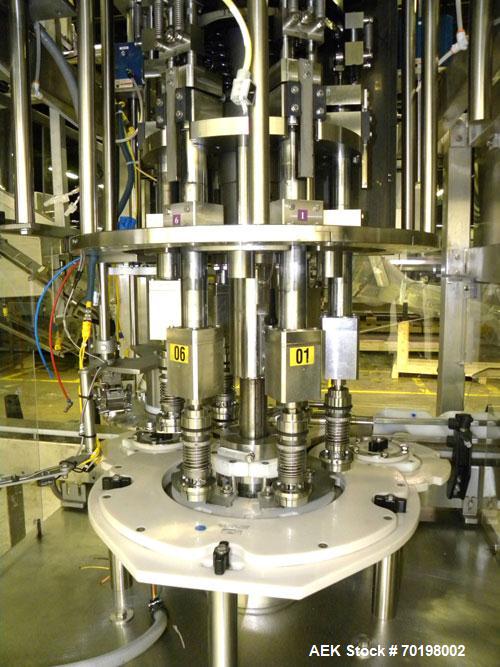 Used Fowler Zalkin Automatic Rotary Chuck Capper, Model CAE-F-6/360