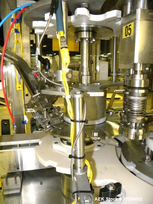 Used Fowler Zalkin Automatic Rotary Chuck Capper, Model CAE-F-6/360