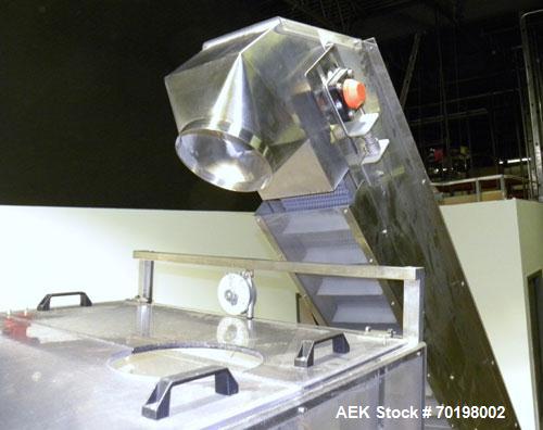 Used Fowler Zalkin Automatic Rotary Chuck Capper, Model CAE-F-6/360