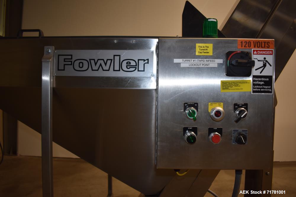 Used Fowler Zalkin Model CAS-Twin 3-3/480 Laundry Detergent Capper