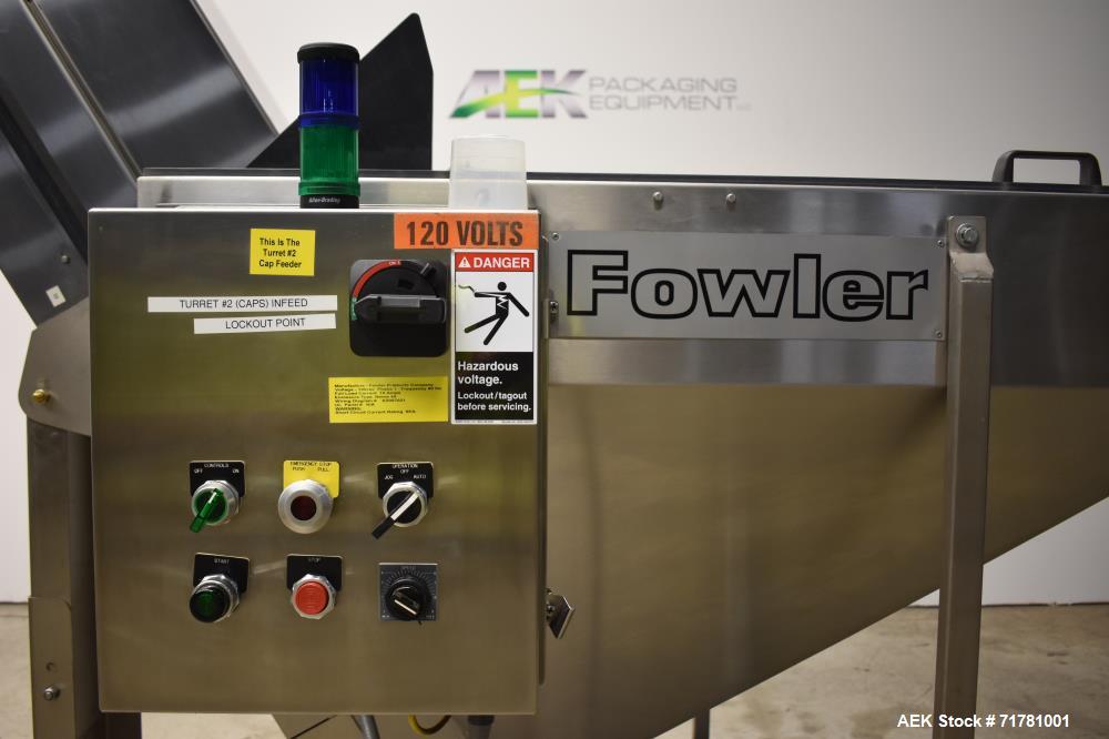 Used Fowler Zalkin Model CAS-Twin 3-3/480 Laundry Detergent Capper