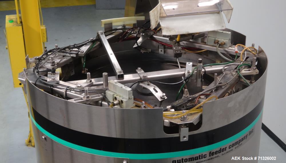 Used Hoppmann Model FT301RLDSA Centrifugal Cap Feeding and Sorting System