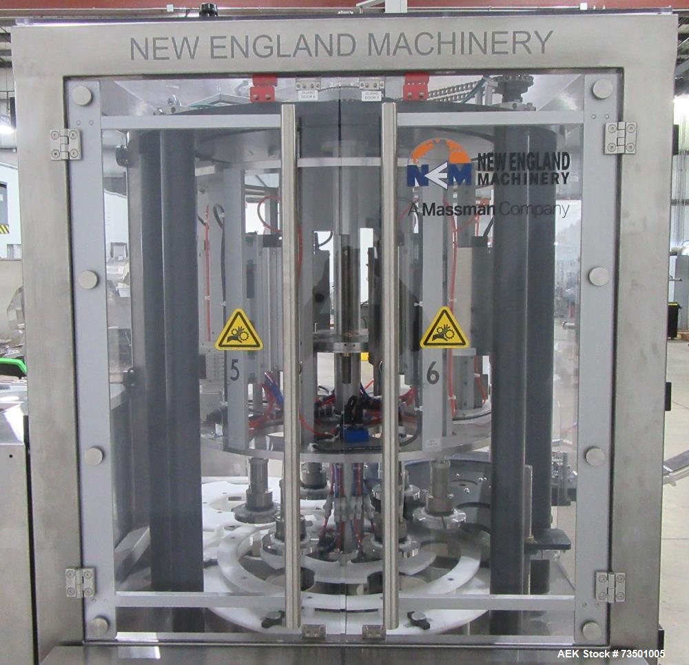 Unused New England Machinery NERCC-6 Chuck Capper with Changeparts for 53MM,63MM, 89MM, 110MM and 120MM Diam Caps
