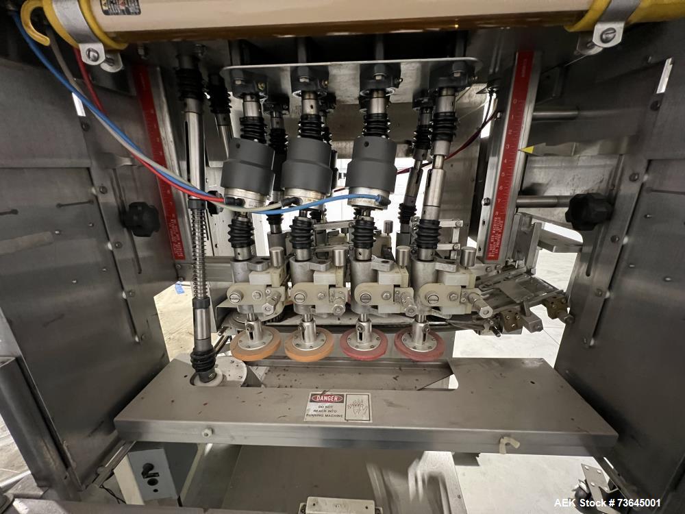 Used Pack West Royal 6 Technovolt Spindle Capper/Retorquer – High-Speed Bottle Capping System with Cap Elevator