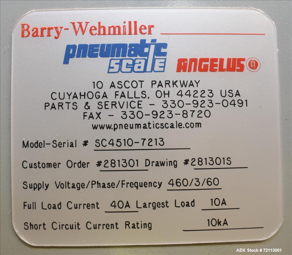 Pneumatic Scale Angelus (Consolidated) 10-Head Rotary Chuck Capper