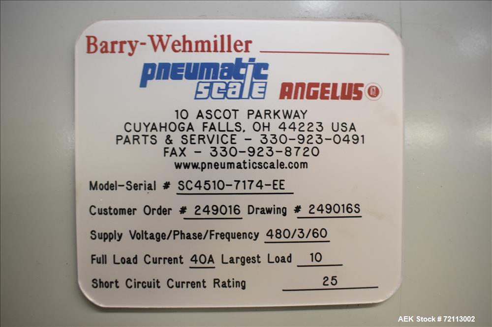 Pneumatic Scale Angelus (Consolidated) 10-Head Rotary Chuck Capper