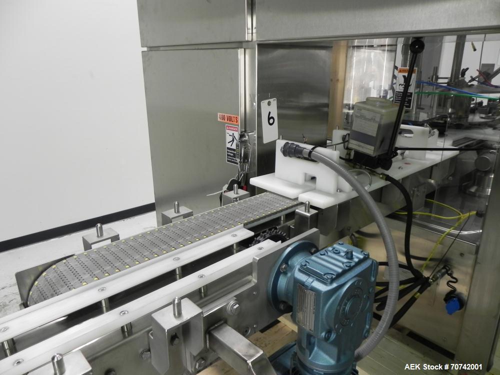 Used Fowler Zalkin Automatic Rotary Chuck Snap Capper, Model CAS-4/360