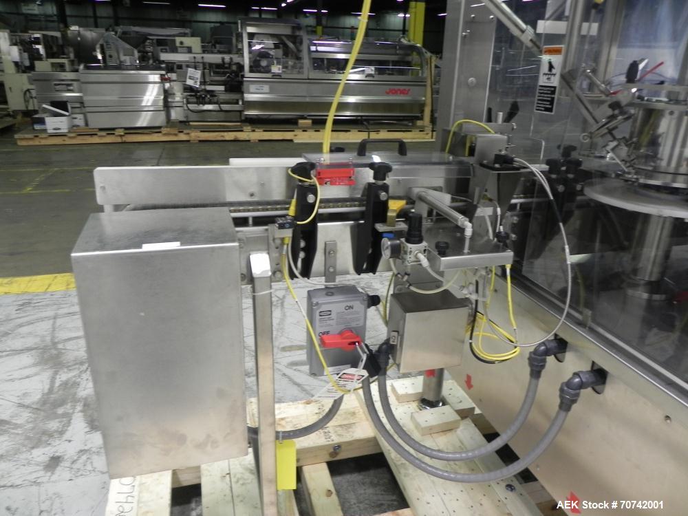 Used Fowler Zalkin Automatic Rotary Chuck Snap Capper, Model CAS-4/360