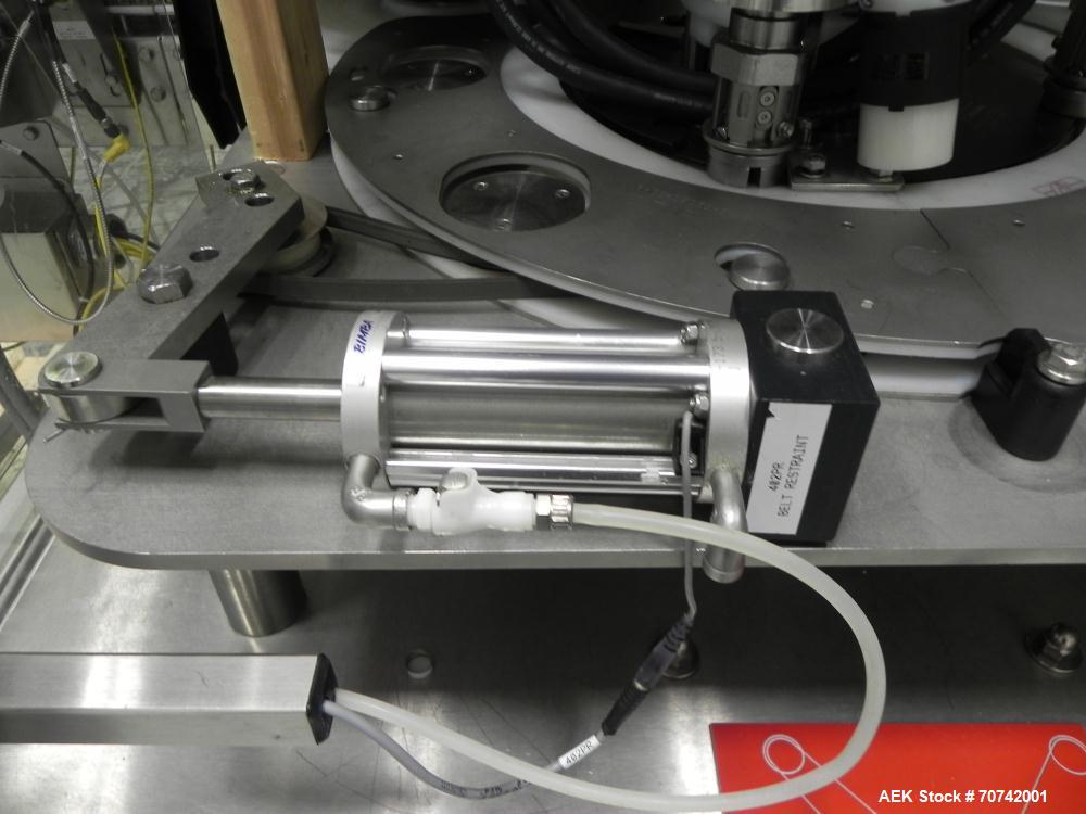 Used Fowler Zalkin Automatic Rotary Chuck Snap Capper, Model CAS-4/360