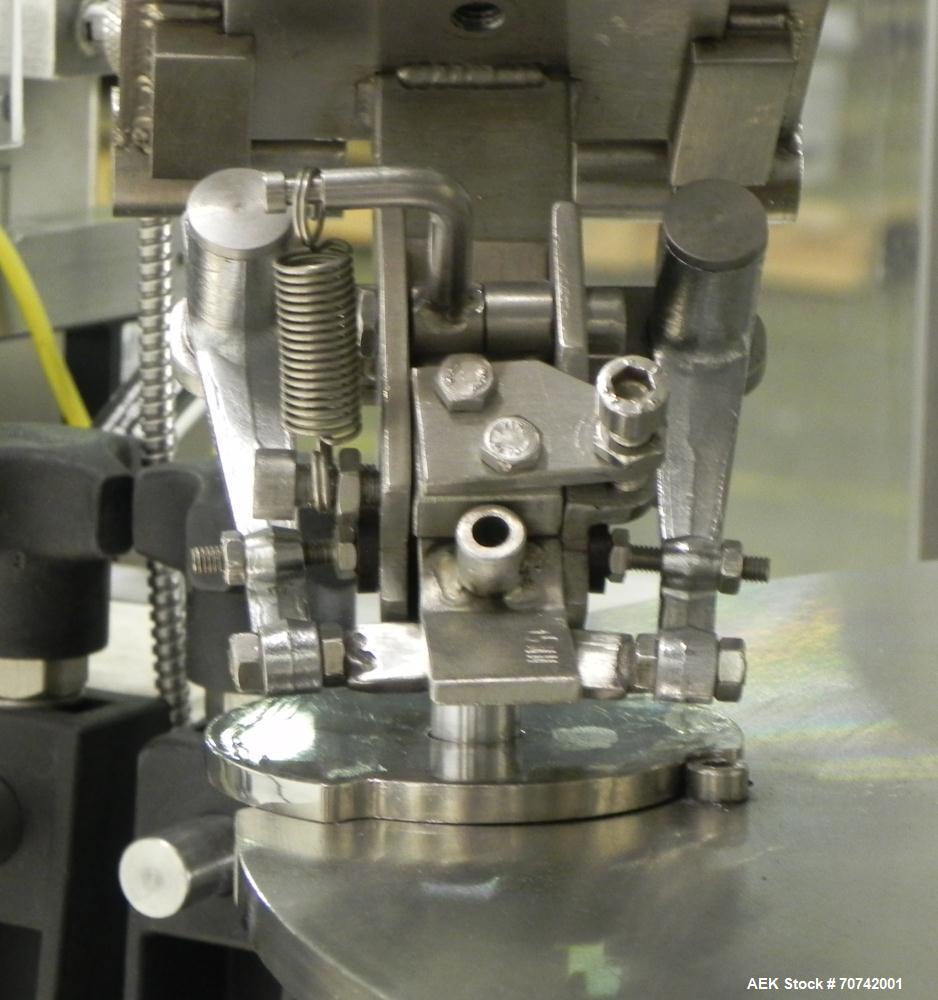 Used Fowler Zalkin Automatic Rotary Chuck Snap Capper, Model CAS-4/360