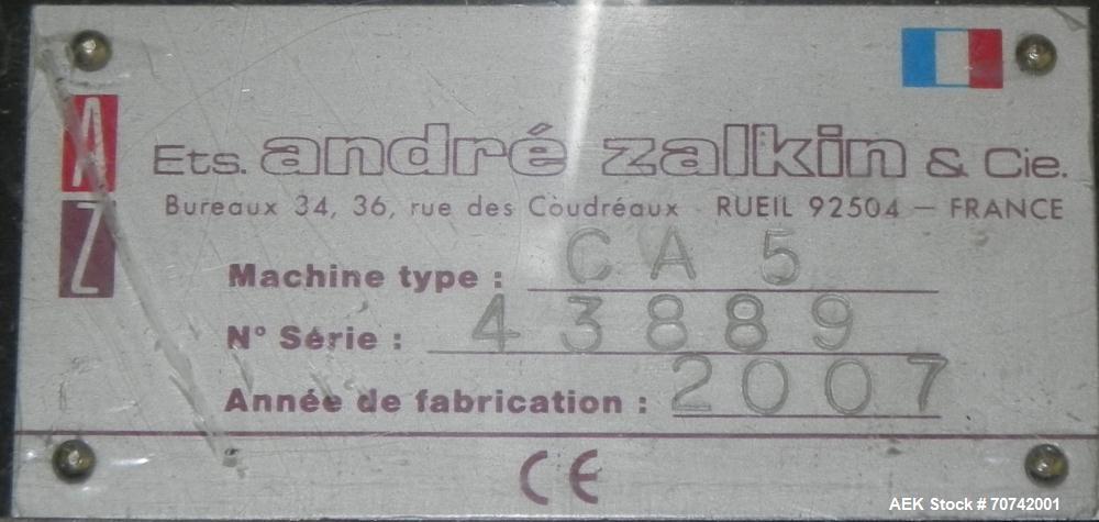Used Fowler Zalkin Automatic Rotary Chuck Snap Capper, Model CAS-4/360