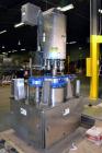 Used Alcoa Packaging Equipment 8 Head Rotary Chuck Capper, Model F-212-4. Capable of line speeds of 100 to 440/minute. Maximum container diameter 4.312’’, height 5-14’’, pitch diameter stars 12’’. Se...