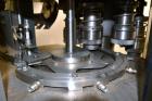 Used Alcoa Packaging Equipment 8 Head Rotary Chuck Capper, Model F-212-4. Capable of line speeds of 100 to 440/minute. Maximum container diameter 4.312’’, height 5-14’’, pitch diameter stars 12’’. Se...