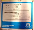 Used Alcoa Packaging Equipment 8 Head Rotary Chuck Capper, Model F-212-4. Capable of line speeds of 100 to 440/minute. Maximum container diameter 4.312’’, height 5-14’’, pitch diameter stars 12’’. Se...