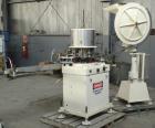 Used Consolidated-Capem 8 Head Rotary Capper, Model: D-8-FA. Capable of speeds from 20 to 175 caps per minute. Has a cap size range: 13 to 70 mm and is currently set up for a 45 mm/2” cap. Maximum co...