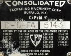 Used Consolidated-Capem 8 Head Rotary Capper, Model: D-8-FA. Capable of speeds from 20 to 175 caps per minute. Has a cap size range: 13 to 70 mm and is currently set up for a 45 mm/2” cap. Maximum co...