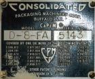 Used Consolidated-Capem 8 Head Rotary Capper, Model: D-8-FA. Capable of speeds from 20 to 175 caps per minute. Has a cap size range: 13 to 70 mm and is currently set up for a 45 mm/2” cap. Maximum co...