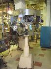 Used Capem Model TG-10 15, 10 Head Screw Capper with Sorter. Screw capper currently set up to run spice style closures in 53mm and 63mm sizes. Includes stainless steel cap sorter.