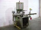 Used Consolidated Rotary Capper, Model TG-10-15. Capable of speeds up to 375 BPM. Has a Consolidated model F36 cap sorter. Cap size range: 13 - 70 mm (with proper change parts). Currently set up for ...